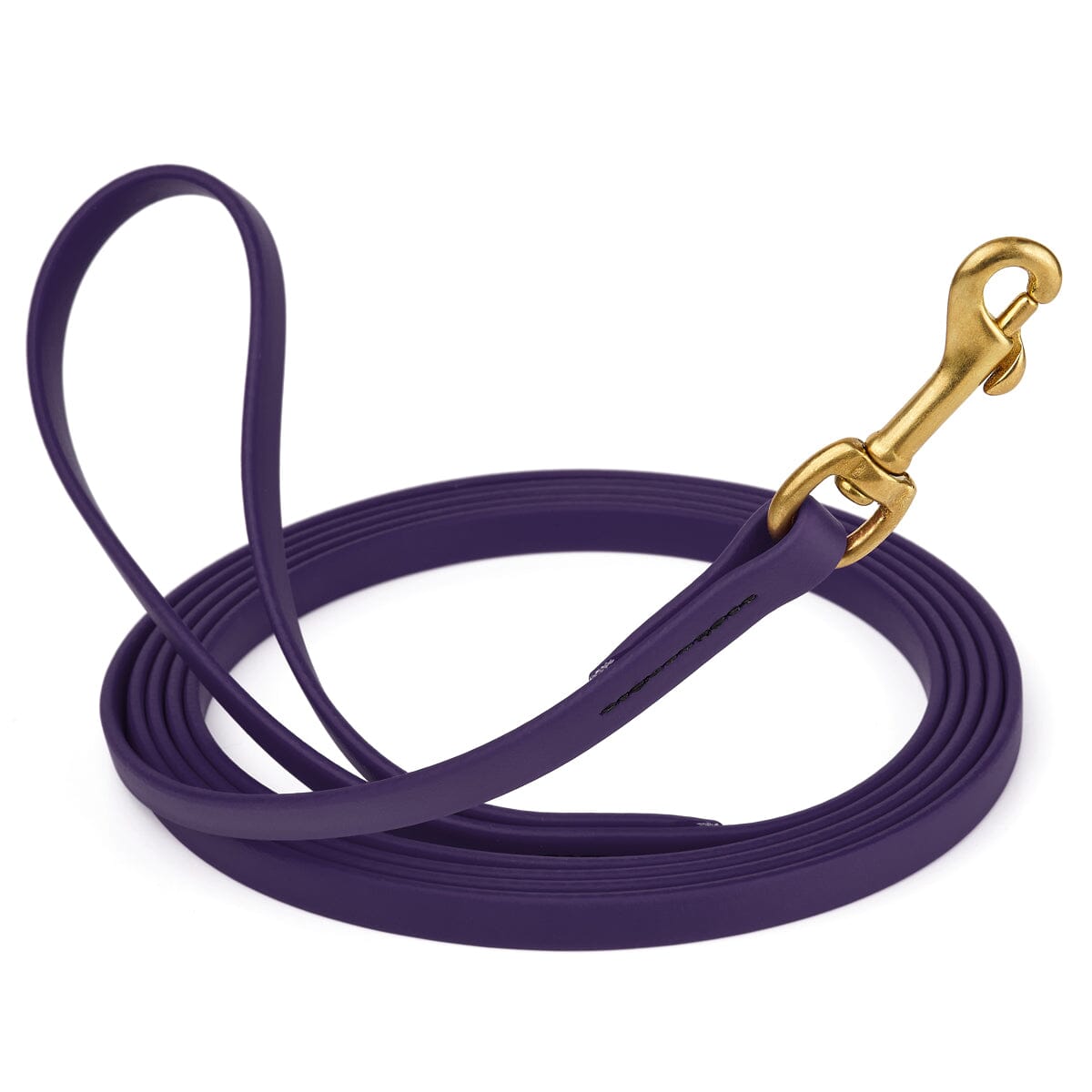 Viper Biothane Long Line 20 ft Lead with Brass Hardware Violet Purple 1 2" Dog Leashes Dogline