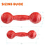 Rubber Dumbbell Toy Dog Toys Dogline