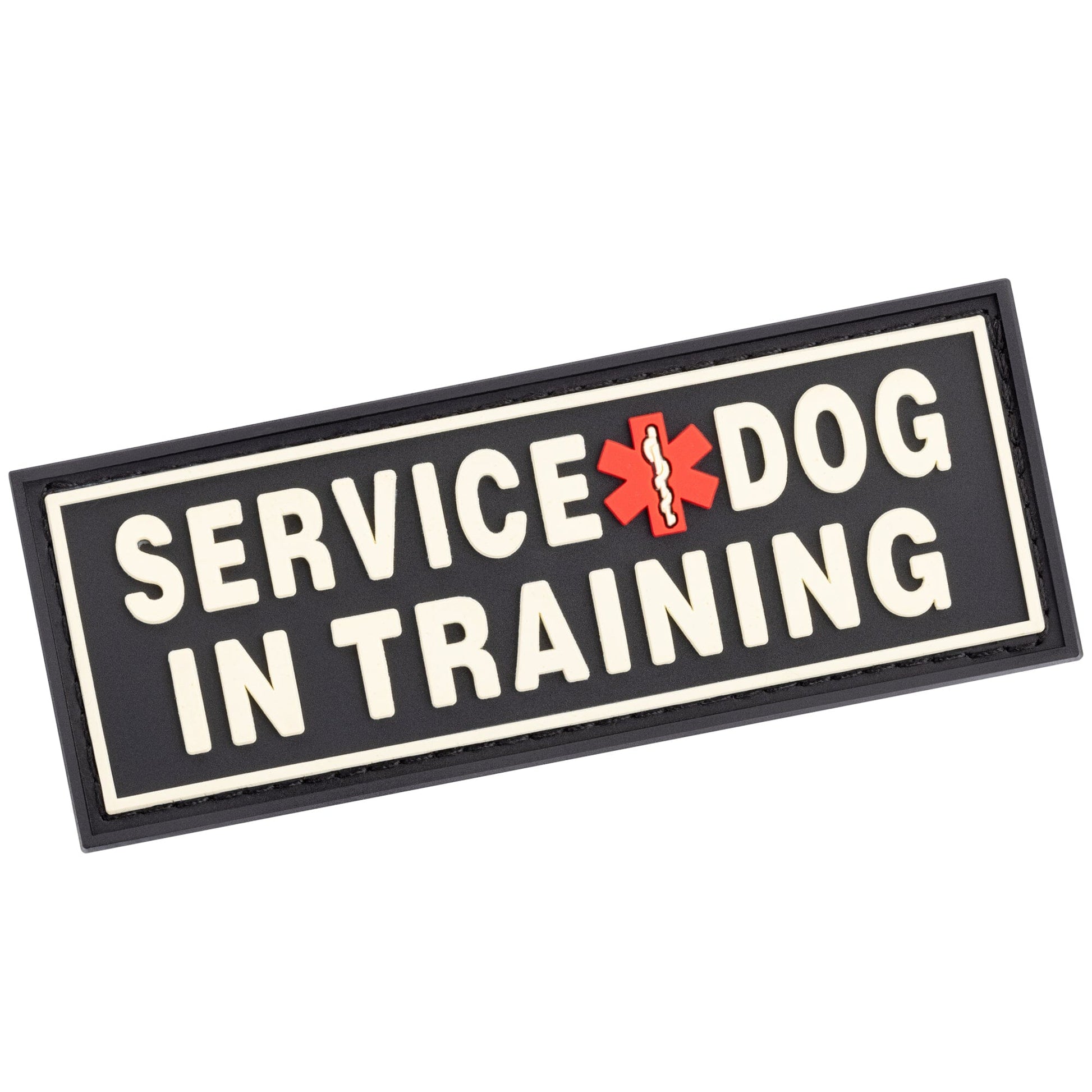 Dogline 3D Rubber Removable Patches for Dog Harness and Vest Service Dog In Training Dog Patches Dogline