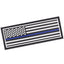 Dogline 3D Rubber Removable Patches for Dog Harness and Vest American Flag Thin Blue Line Dog Patches Dogline