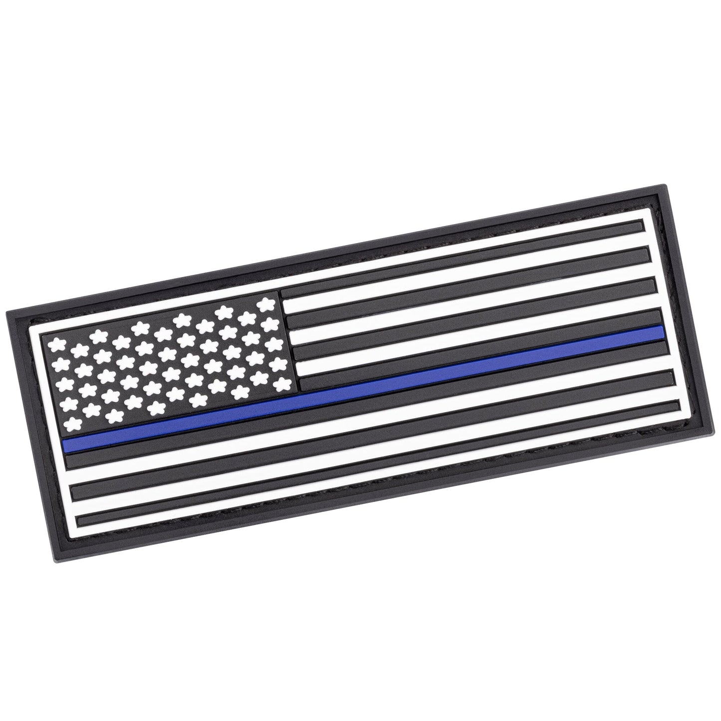 Dogline 3D Rubber Removable Patches for Dog Harness and Vest American Flag Thin Blue Line Dog Patches Dogline