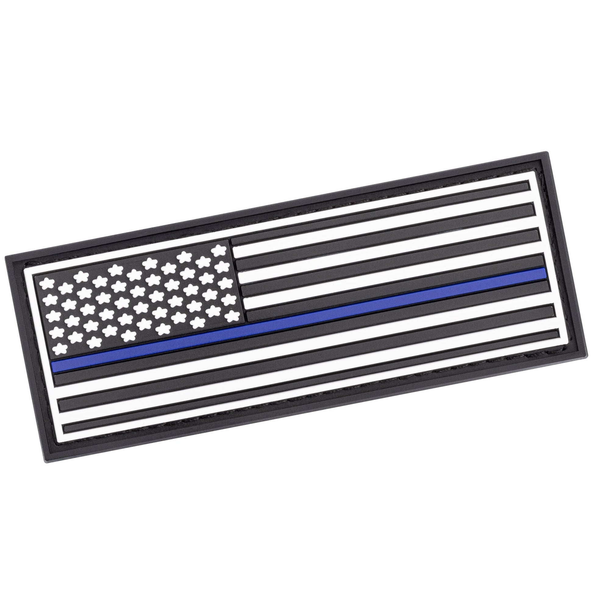 Dogline 3D Rubber Removable Patches for Dog Harness and Vest American Flag Thin Blue Line Dog Patches Dogline