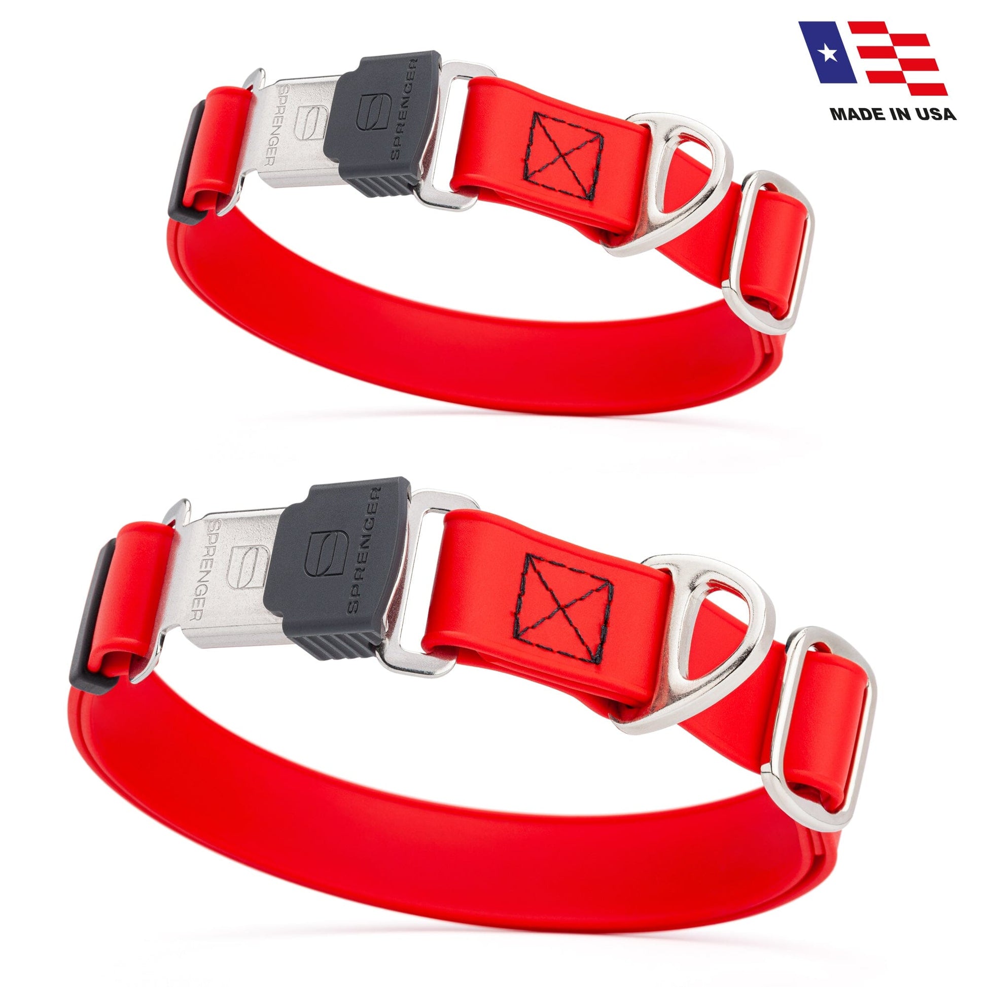 Dogline Biothane Waterproof Dog Collar with Herm Sprenger Stainless Steel Quick Release Buckle Dog Collar Dogline