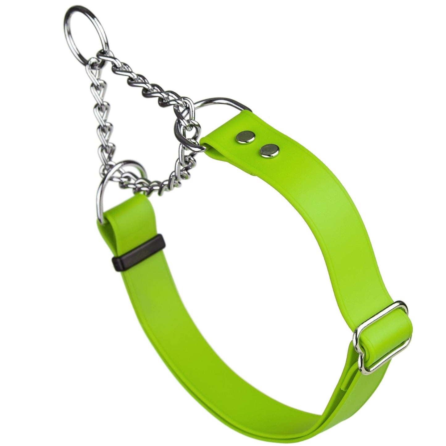 Biothane Adjustable Martingale Collar for Dogs Tropical Green Martingale Dog Collar Dogline