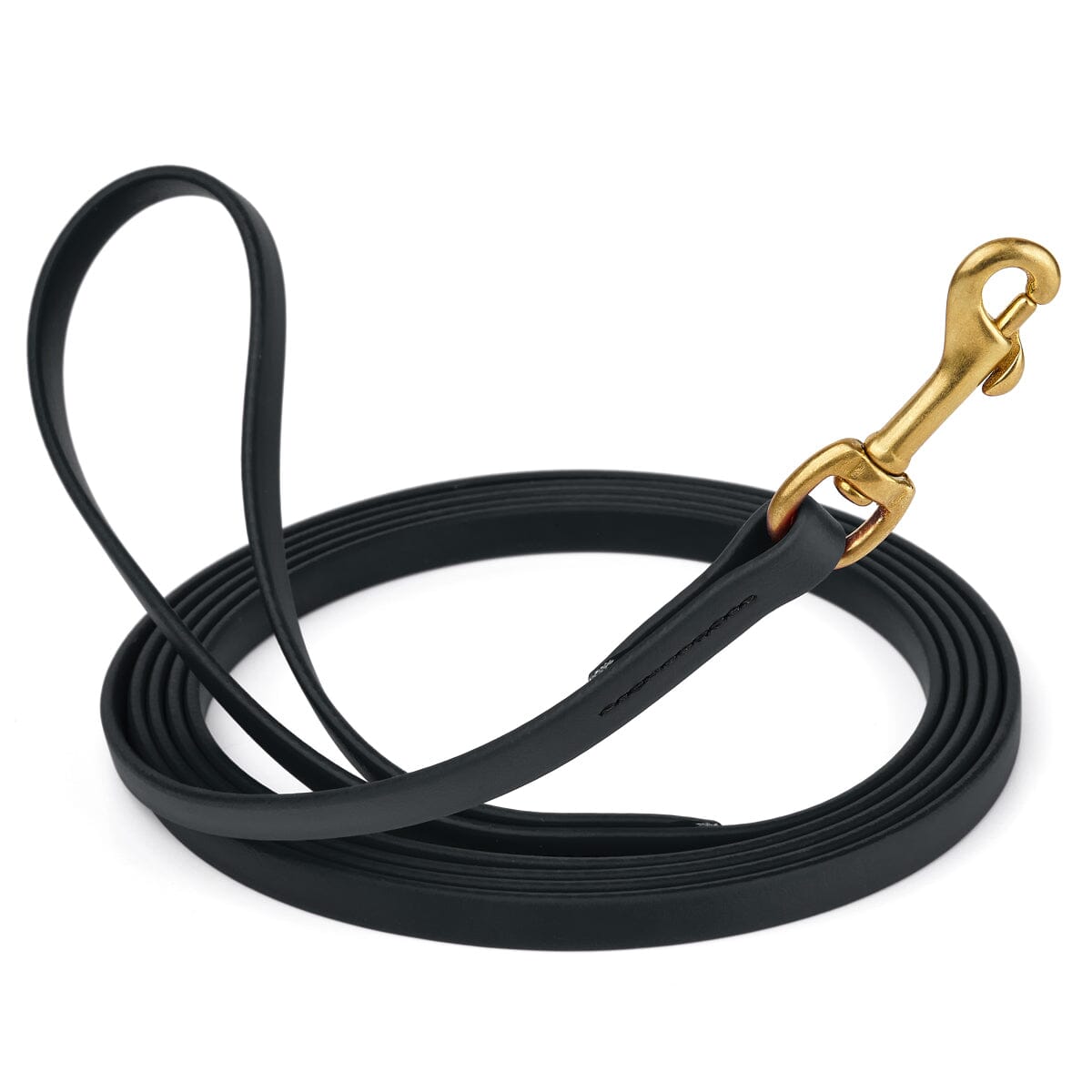 Viper Biothane Long Line 33 ft Lead with Brass Hardware Black 1 2" Dog Leashes Dogline