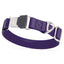 Dogline Biothane Waterproof Dog Collar with Herm Sprenger Stainless Steel Quick Release Buckle Violet Purple Silver Buckle Dog Collar Dogline