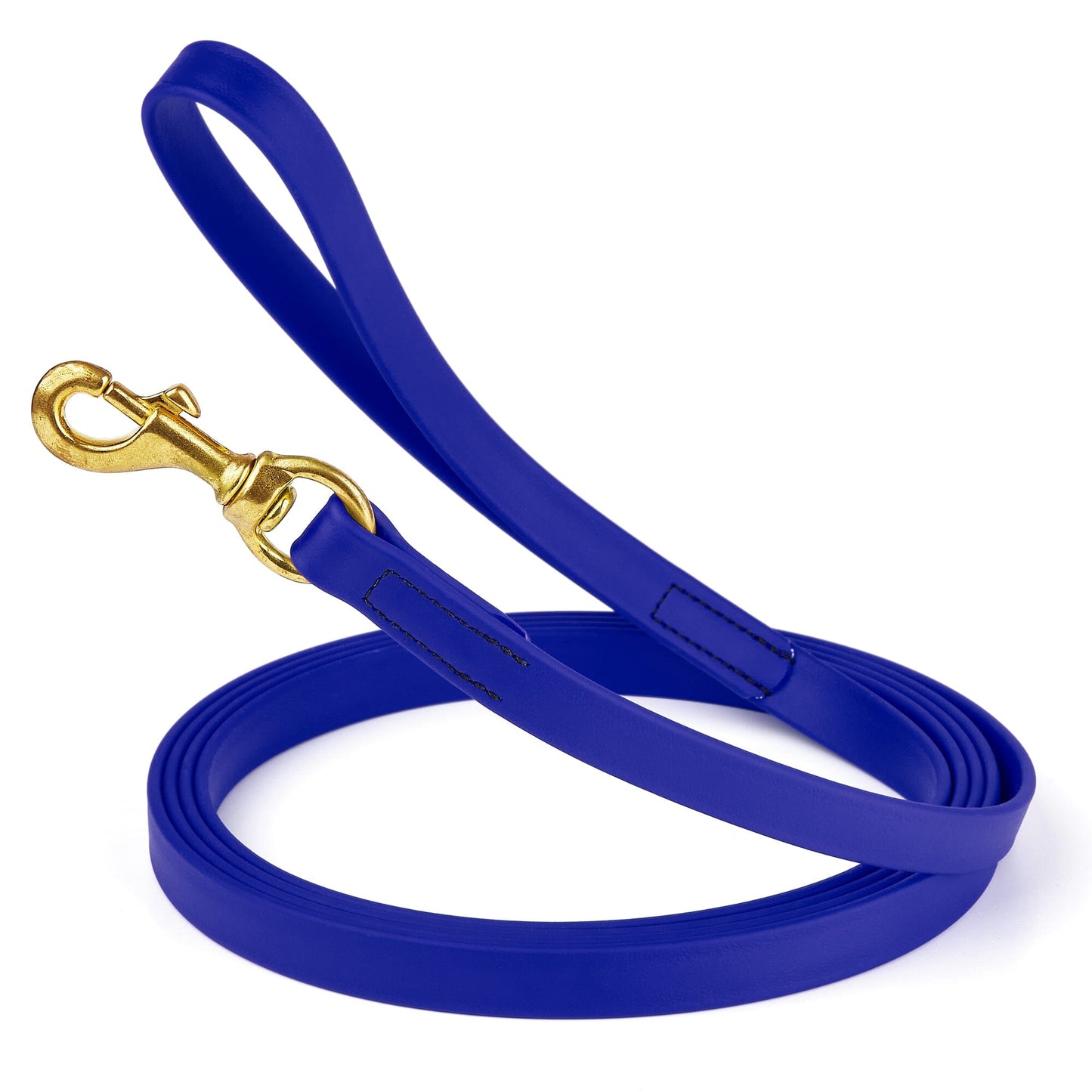 Viper Biothane Long Line 10 ft Lead with Brass Hardware Blueberry Royal 3 4" Dog Leashes Dogline