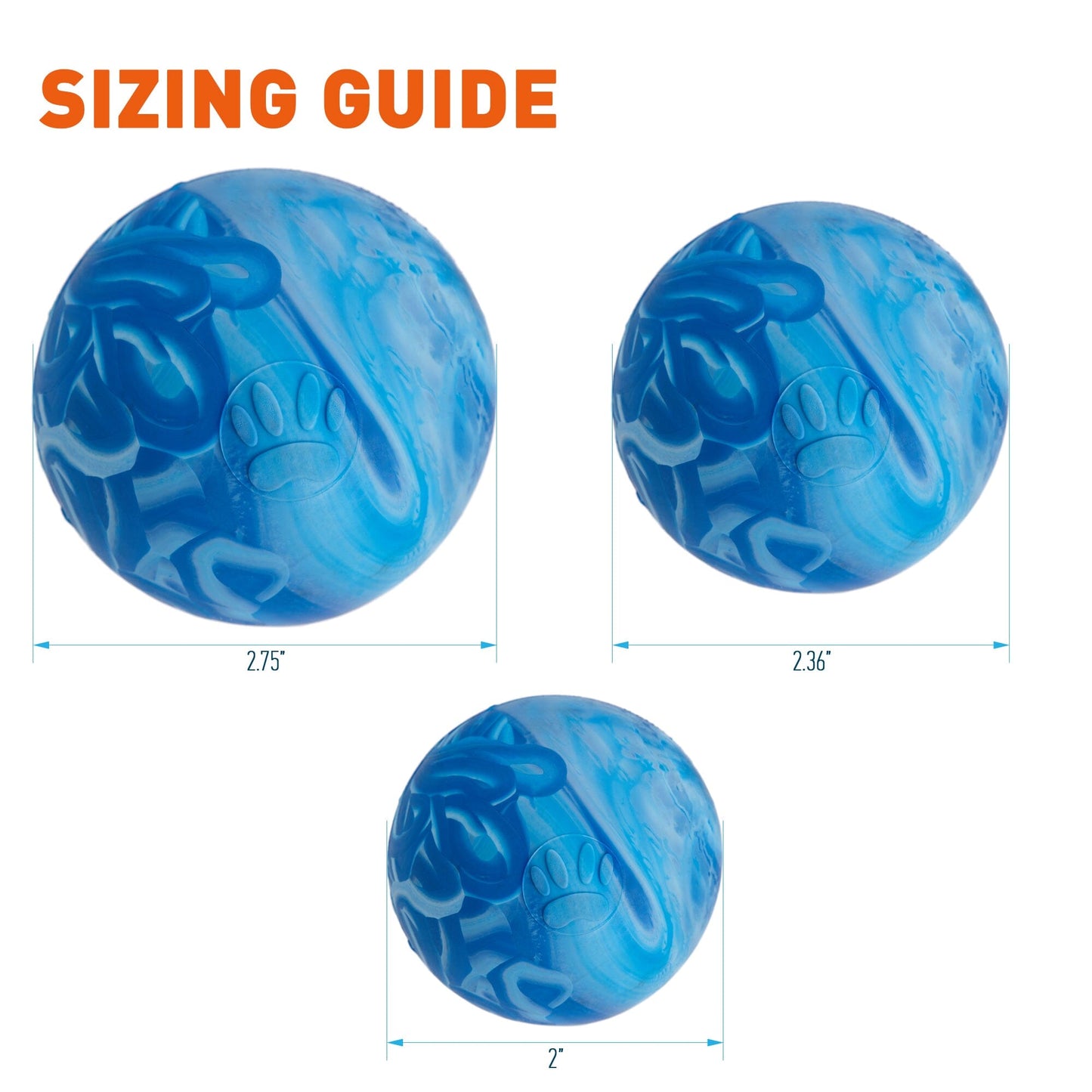 Rubber Euro Ball Dog Toys Dogline