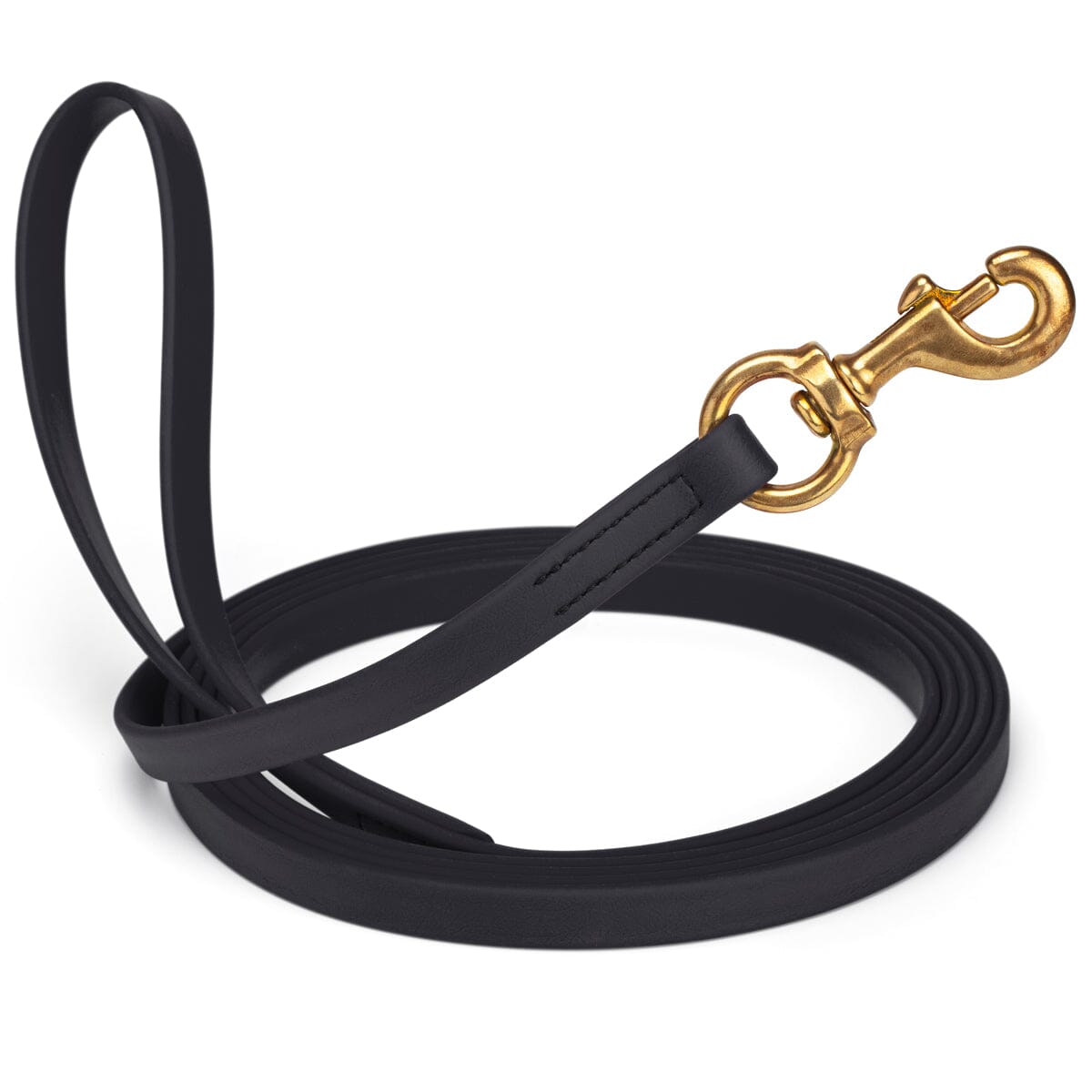 Viper Biothane Long Line 20 ft Lead with Brass Hardware Black 5 8" Dog Leashes Dogline