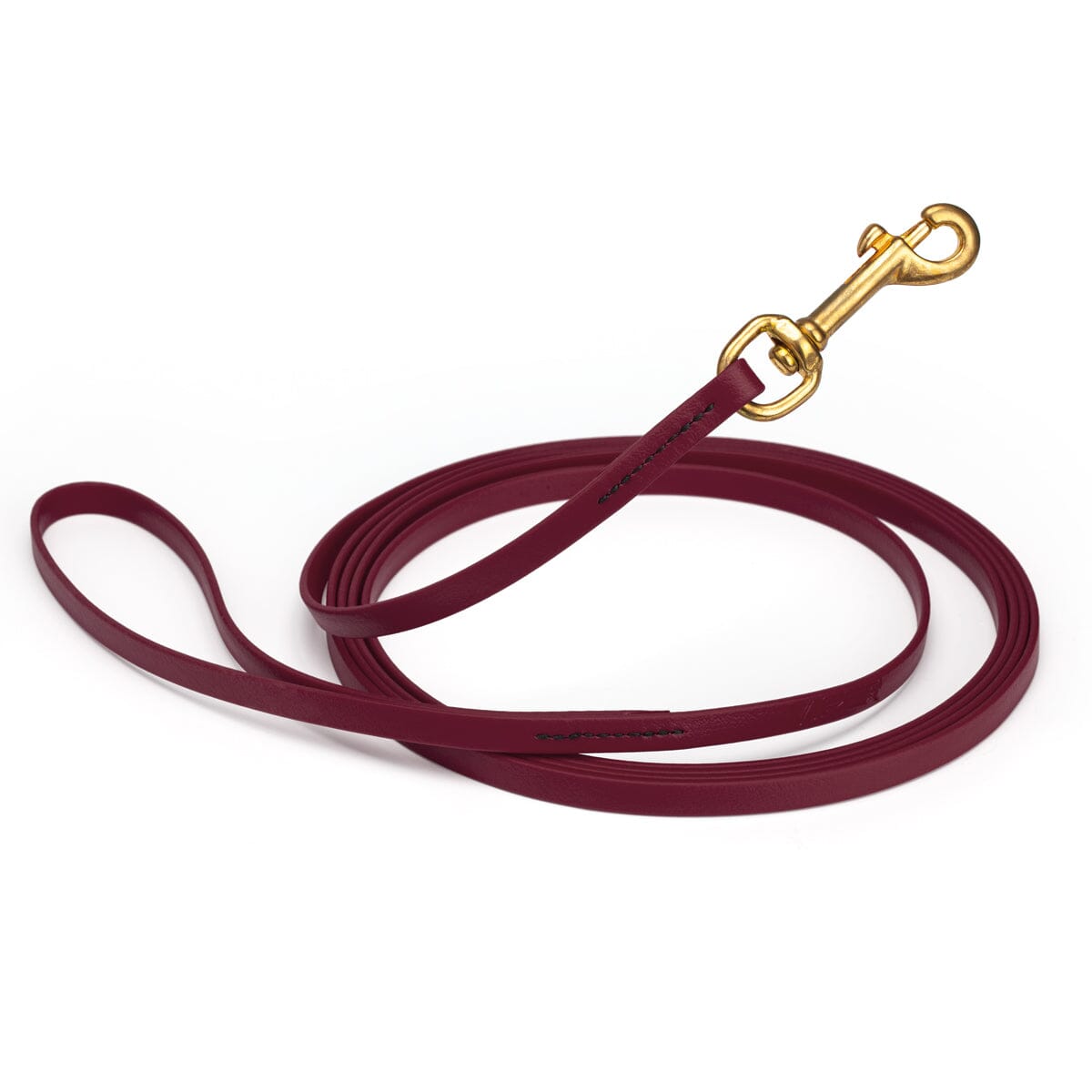 Viper Biothane Long Line 20 ft Lead with Brass Hardware Merlot Burgundy 3 8" Dog Leashes Dogline
