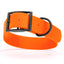 Biothane Waterproof Dog Collar - 1.5in Wide - Large (16 to 20 inches) Hunter Orange L 16"-20" x W 1.5" Dog Collar Dogline