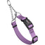 Biothane Adjustable Martingale Collar with Quick Release Buckle Amethyst Purple Dog Collars Dogline