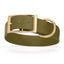 Viper Biothane Waterproof Dog Collar - Brass Hardware - 1.5in Wide - Size XXL (24" - 28") Olive Drab Green L 24"-28" x W 1.5" Dog Collar Dogline