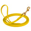 Viper Biothane Long Line 10 ft Lead with Brass Hardware Lemon Yellow 1 2" Dog Leashes Dogline