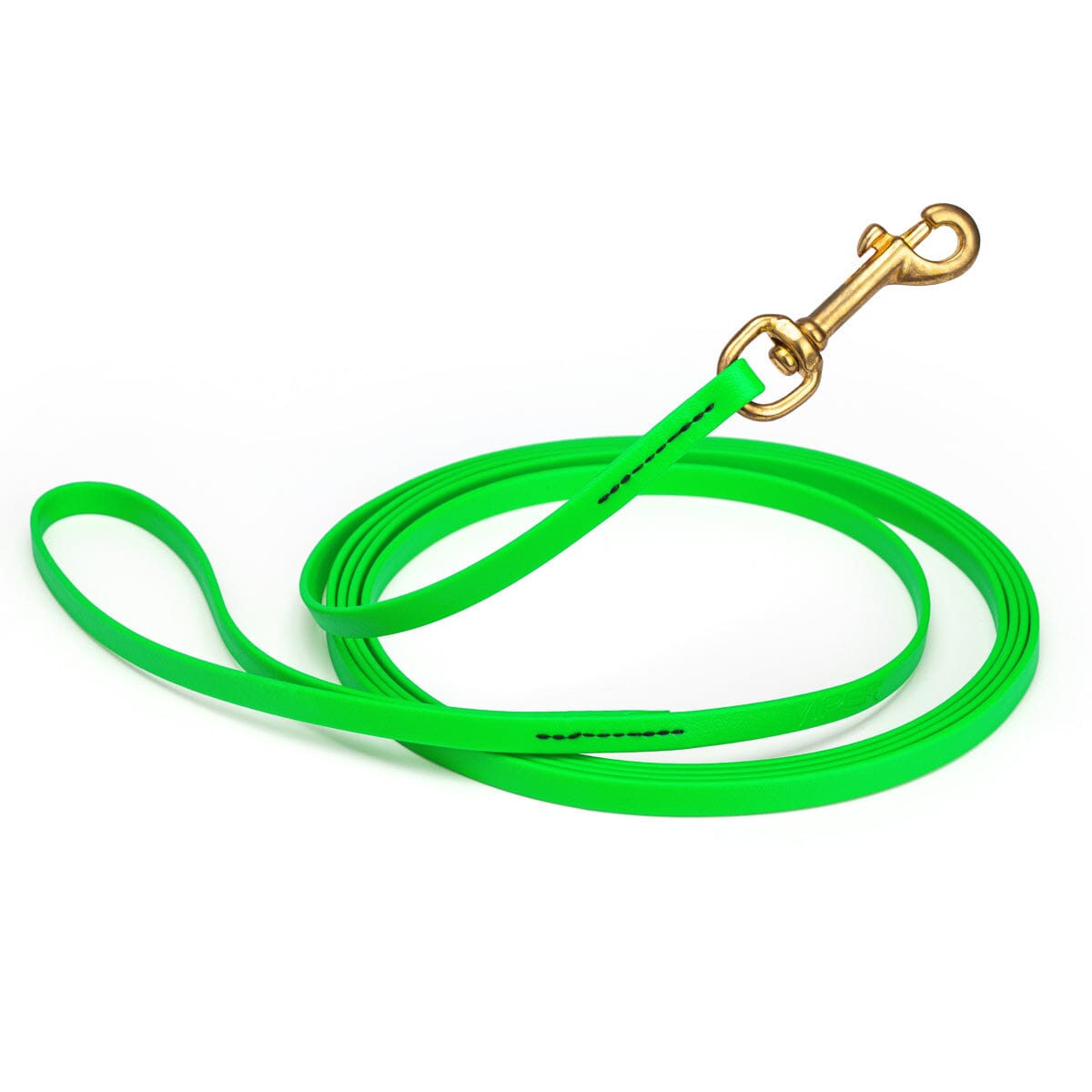 Viper Biothane Long Line 20 ft Lead with Brass Hardware Tropical Green 3 8" Dog Leashes Dogline
