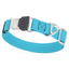 Dogline Biothane Waterproof Dog Collar with Herm Sprenger Stainless Steel Quick Release Buckle Sky Blue Silver Buckle Dog Collar Dogline