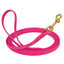 Viper Biothane Long Line 10 ft Lead with Brass Hardware Passionfruit Pink 1 2" Dog Leashes Dogline