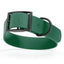 Biothane Waterproof Dog Collar - 1.5in Wide - X-Large (20 to 24 inches) Hunter Green L 20"-24" X W 1.5" Dog Collar Dogline
