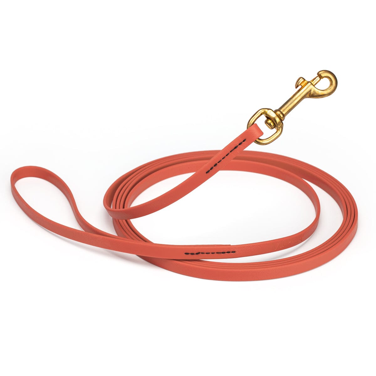 Viper Biothane Long Line 10 ft Lead with Brass Hardware Coral 3 8" Dog Leashes Dogline
