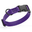 Dogline Biothane Waterproof Dog Collar with Quick Release Buckle 5 8"W by 10-14"L Violet Purple Dog Collar Dogline