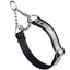 Reflective Biothane Martingale Collar for Dogs Black Martingale Dog Collar Dogline