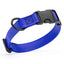 Dogline Biothane Waterproof Dog Collar with Quick Release Buckle 5 8"W by 10-14"L Blueberry Royal Dog Collar Dogline