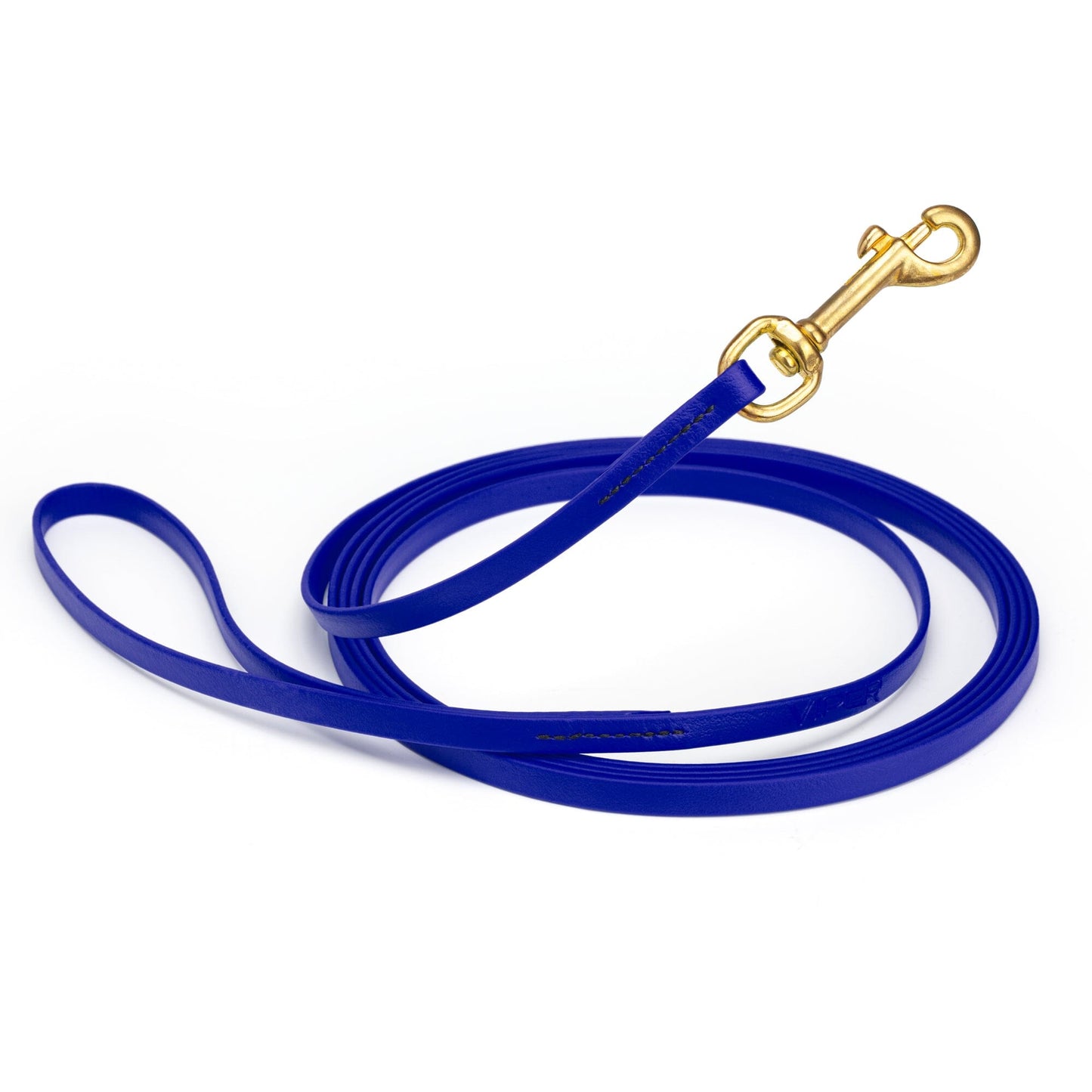 Viper Biothane Long Line 10 ft Lead with Brass Hardware Blueberry Royal 3 8" Dog Leashes Dogline