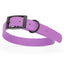 Biothane Waterproof Dog Collar - Large (18 to 22 inches) Amethyst Purple L 18"-22" x W 1" Dog Collar Dogline
