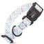 Dogline Biothane Full Color Design Printed Dog Collar with Quick Release Buckle Miami W 3 4" x L 12"-19" Dog Collars Dogline