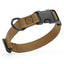 Dogline Biothane Waterproof Dog Collar with Quick Release Buckle 5 8"W by 10-14"L Coyote Brown Dog Collar Dogline