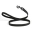 Rubber Infused Nylon Dog Leash Black 4' 3 4" Dog Leashes Dogline