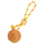 FDT Solid Rubber Dog Ball on Rope, Large - Diameter 2.75" (7 cm) Dog Toys Dogline