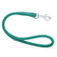 Soft Leather Round Traffic Lead Teal Dog Leashes Dogline