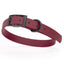 Biothane Waterproof Dog Collar - Medium (15 to 18 inches) Merlot Burgundy L 15"-18" x W 3 4" Dog Collar Dogline