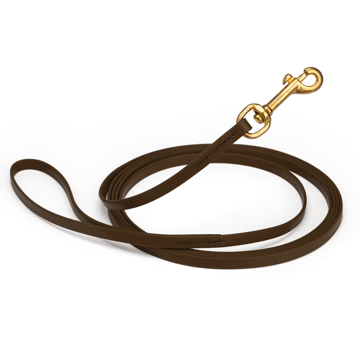 Viper Biothane Long Line 10 ft Lead with Brass Hardware Dark Chocolate Brown 3 8" Dog Leashes Dogline