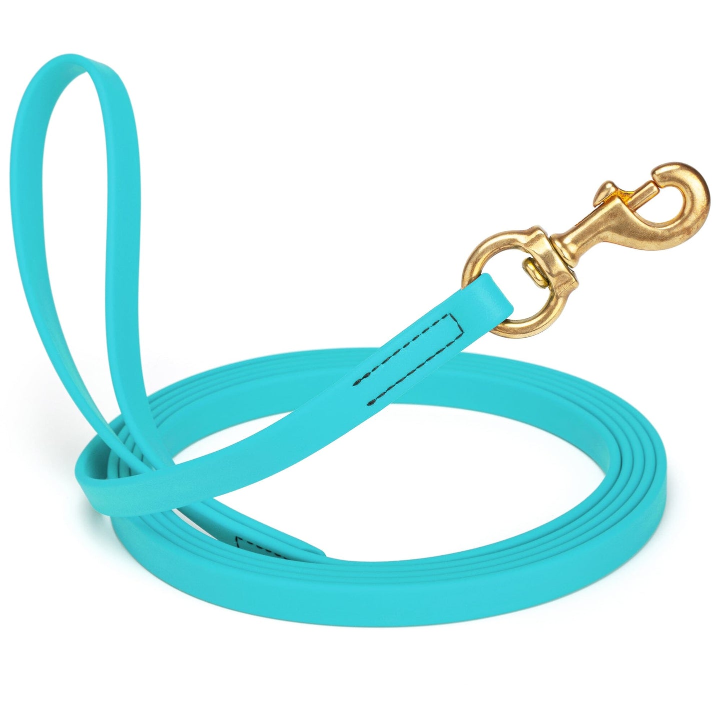 Viper Biothane Long Line 20 ft Lead with Brass Hardware Sky Blue 5 8" Dog Leashes Dogline
