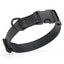 Dogline Biothane Waterproof Dog Collar with Quick Release Buckle 5 8"W by 10-14"L Black Dog Collar Dogline