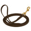 Viper Biothane Long Line 20 ft Lead with Brass Hardware Dark Chocolate Brown 1 2" Dog Leashes Dogline