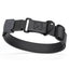 Dogline Biothane Waterproof Dog Collar with Herm Sprenger Stainless Steel Quick Release Buckle Black Black Buckle Dog Collar Dogline