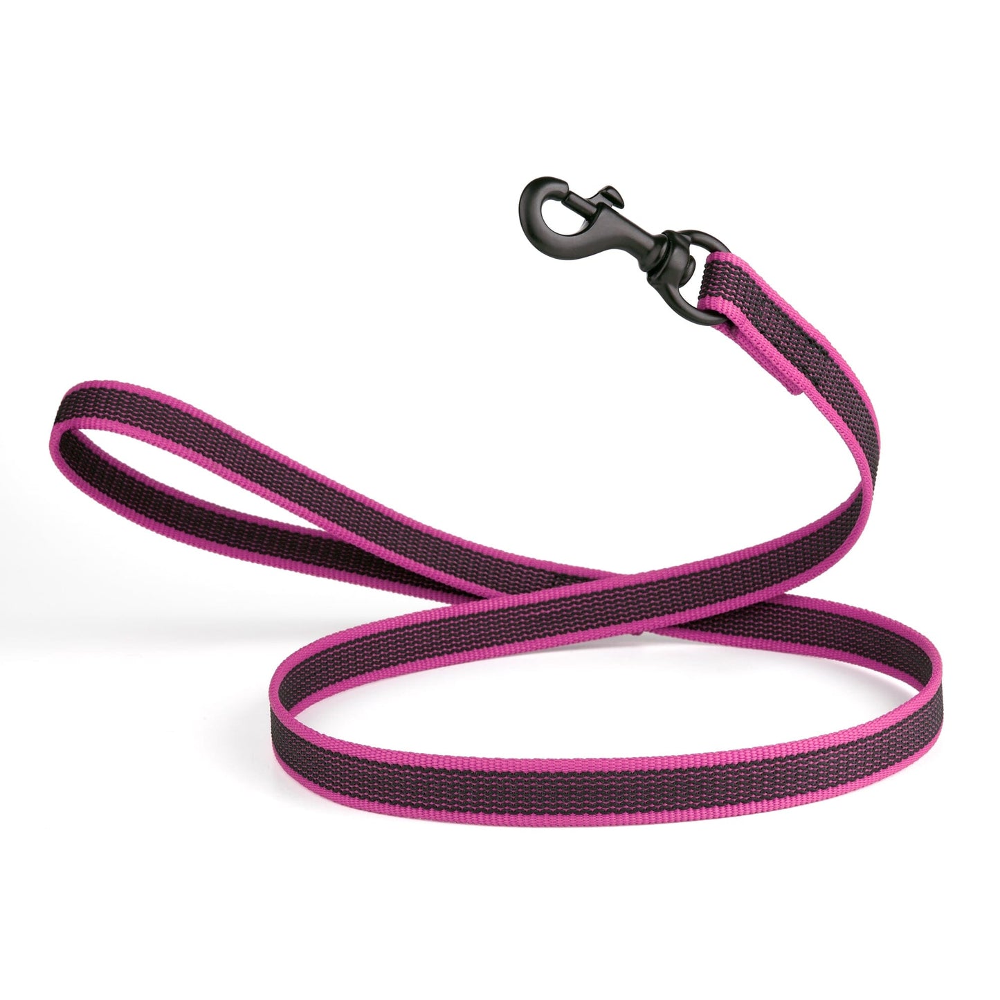 Rubber Infused Nylon Dog Leash Pink 4' 3 4" Dog Leashes Dogline