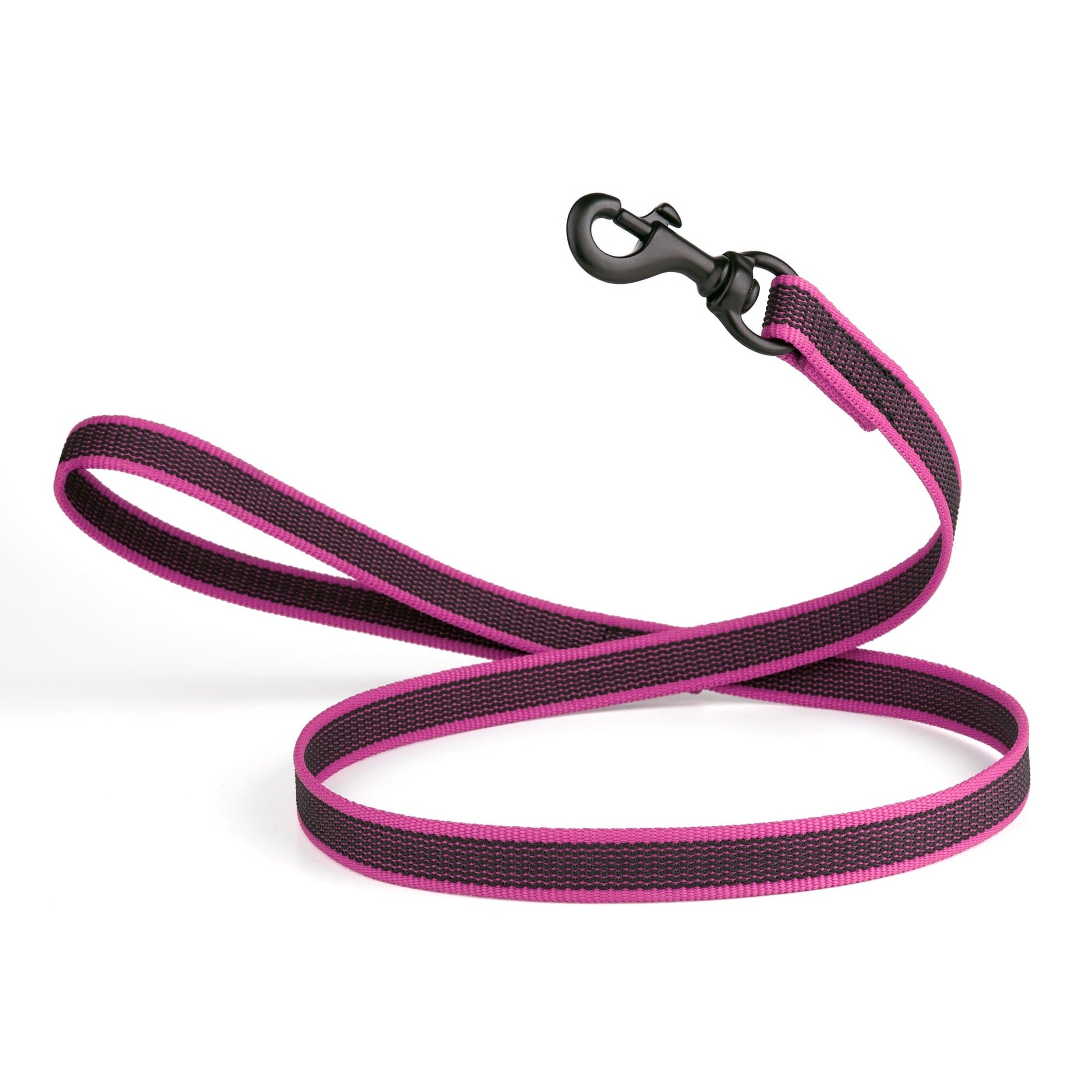 Rubber Infused Nylon Dog Leash Pink 4' 3 4" Dog Leashes Dogline