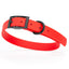 Biothane Waterproof Dog Collar - Medium (15 to 18 inches) Cherry Red L 15"-18" x W 3 4" Dog Collar Dogline