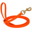 Viper Biothane Long Line 10 ft Lead with Brass Hardware Hunter Orange 5 8" Dog Leashes Dogline