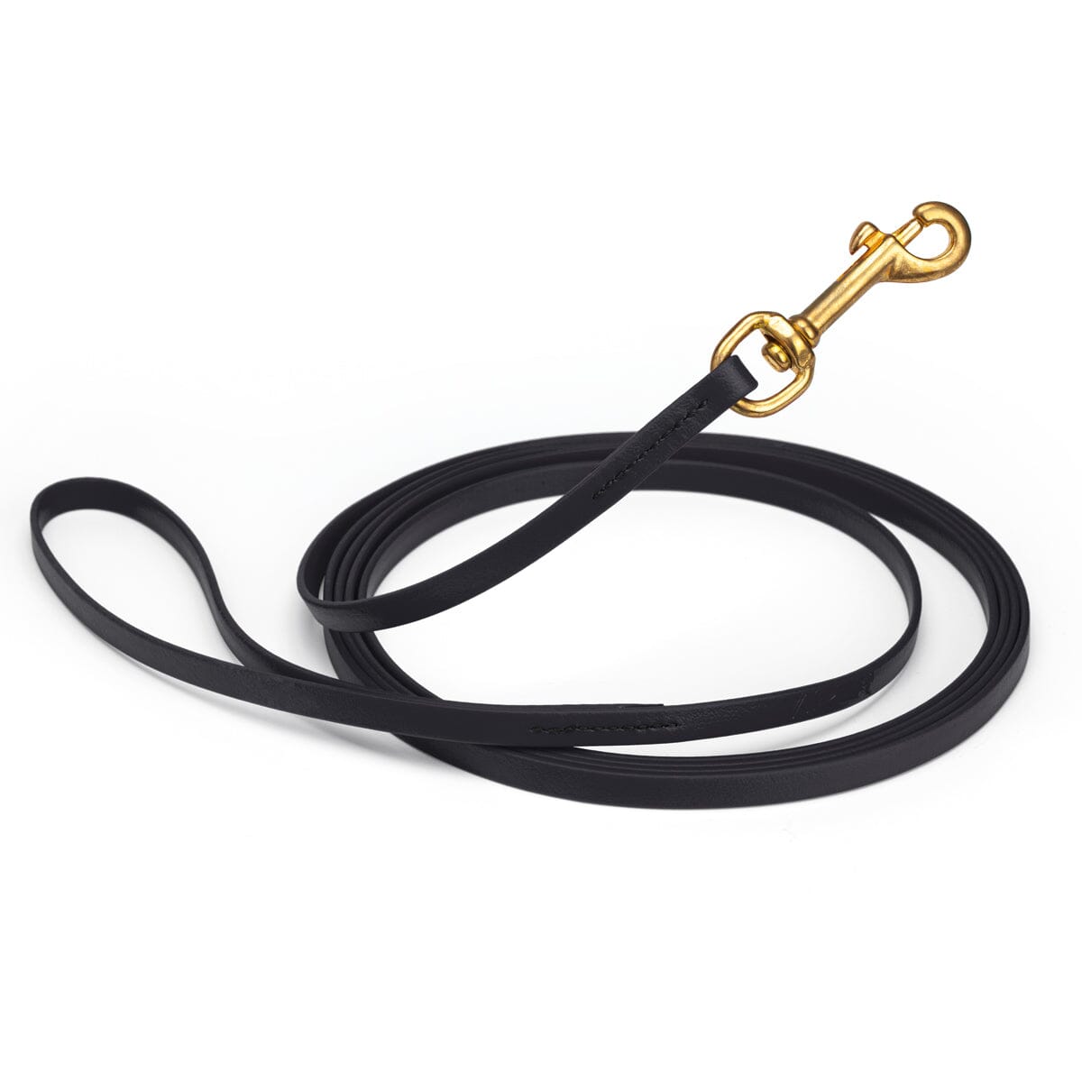 Viper Biothane Long Line 20 ft Lead with Brass Hardware Black 3 8" Dog Leashes Dogline
