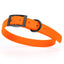 Biothane Waterproof Dog Collar - Medium (15 to 18 inches) Hunter Orange L 15"-18" x W 3 4" Dog Collar Dogline