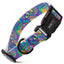 Dogline Biothane Full Color Design Printed Dog Collar with Quick Release Buckle Illusion W 3 4" x L 12"-19" Dog Collars Dogline