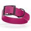 Biothane Waterproof Dog Collar - 1.5in Wide - Large (16 to 20 inches) Magenta Pink L 16"-20" x W 1.5" Dog Collar Dogline