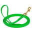 Viper Biothane Long Line 33 ft Lead with Brass Hardware Tropical Green 1 2" Dog Leashes Dogline