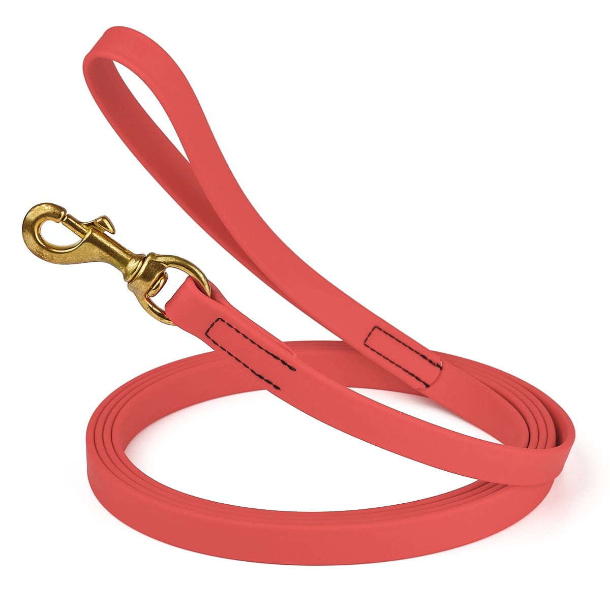 Viper Biothane Long Line 33 ft Lead with Brass Hardware Coral 3 4" Dog Leashes Dogline