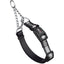 Reflective Biothane Martingale Collar with Quick Release Buckle Black Dog Collar Dogline